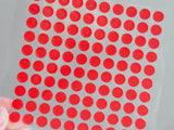 Red Double-sided Tape - 100pcs Dots