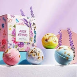 Sadoer - Bath Bombs - Dried Flowers - 4 x 100g