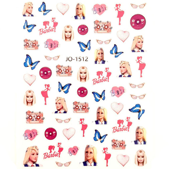Nail Sticker - Barbie - (JO-1512)