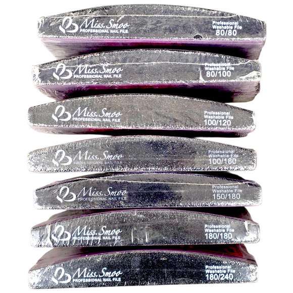 File - Black - Halfmoon - 25pcs