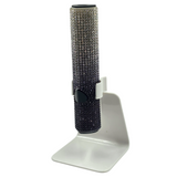 Mini Hand UV LED Light / Lamp - 3W - UV Torch with Stand - Rechargeable - Heart Rhinestones