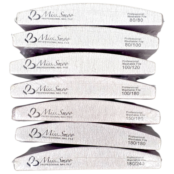 File - Grey - Halfmoon - 25pcs