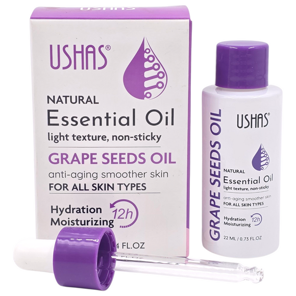 Ushas - Natural Essential Oil - Grape Seeds Oil - 22ml