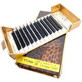 Eyelash Extension - Meshy Y-Shape - YY - 0.07D - Mix 9 to 14mm