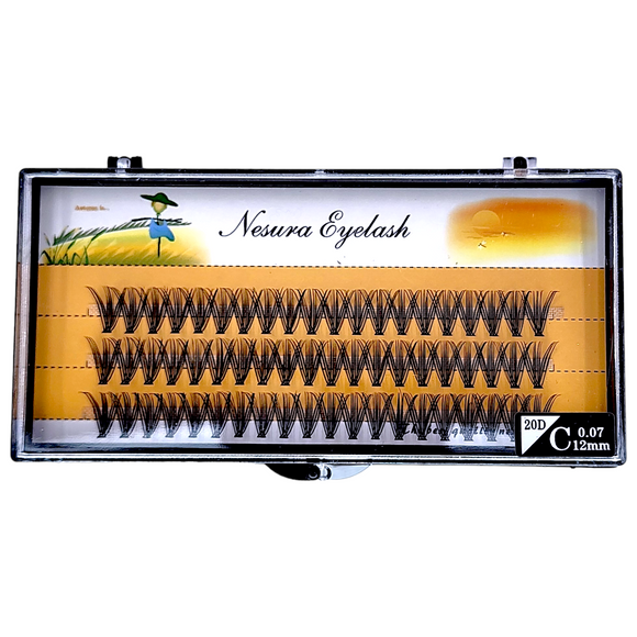 Eyelash Extension - Knot Free - 20D-0.07-C-12mm