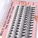 Eyelash Extension - Lengthening Wisps - 20P - 0.10 D - 8-14mm