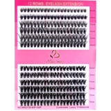 Eyelash Extension - 40P + 50P - 0.07-D - 9-14MIX