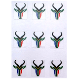 Nail Sticker - Springbok Rugby - Springbok SA Flag