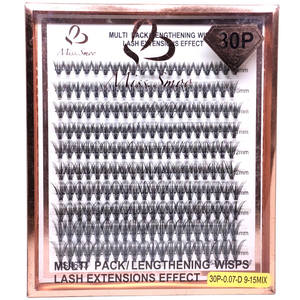 Eyelash Extension - 30P-0.10-D - 9 to 15mm Mix