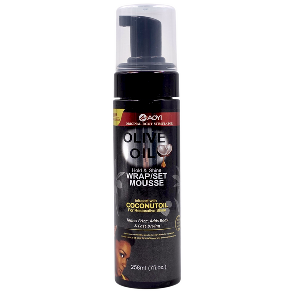 Olive Oil - Wrap Set Mousse - Coconut Oil - 258ml