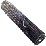 Mini Hand UV LED Light / Lamp - 3W - UV Torch with Stand - Rechargeable - Heart Rhinestones