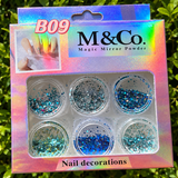 Flake Nail Decoration Sets - B Series