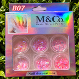 Flake Nail Decoration Sets - B Series