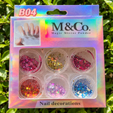 Flake Nail Decoration Sets - B Series