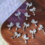 Crystal Butterfly Wing Nail Charms - 1pc