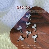 Crystal Butterfly Wing Nail Charms - 1pc