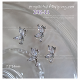 Crystal Butterfly Wing Nail Charms - 1pc