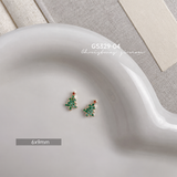 Christmas Crystal and Pearl Nail Charms - 1pc