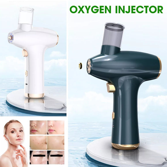 Oxygen Injection / Airbrush - Red & Blue Infrared Light Handhold Facial Skin Lifting Machine