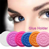 Eyelash Plastic Glue Holder - 10pcs