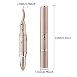 2-in-1 Electric Eyelash Curler and Eyebrow Trimmer