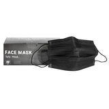 Mask - 3 Ply - Black - 50pcs