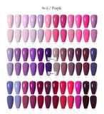 Vendeeni - UV Gel Polish - 36 Colours (Purple and Pink) - Set 6