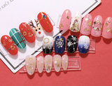 Nail Décor - Metal Gold Christmas