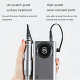 35000RPM Electric Nail File/Drill Machine - Rechargeable / Cordless / Portable