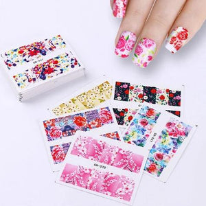 Water Slide Decals - GN - Full Flower -  48pcs