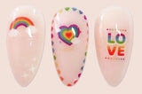 Nail Sticker - Rainbow & Alphabet