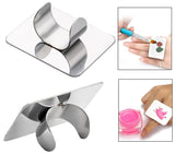 Mixing Plate Ring Holder - Stainless Steal - 2pcs