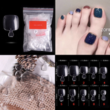 Toe Nail Tips with Tabs - 500pcs - Bag