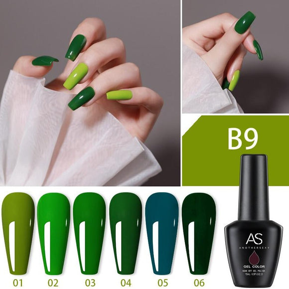 AS - UV Gel Polish - B09 (Green) Series