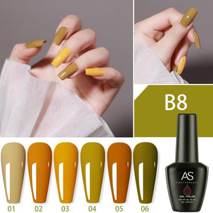 AS - UV Gel Polish - B08 (Olive Green) Series