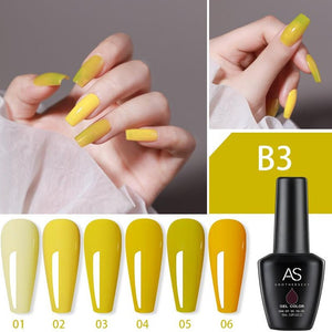 AS - UV Gel Polish - B03 (Yellow Olive) Series