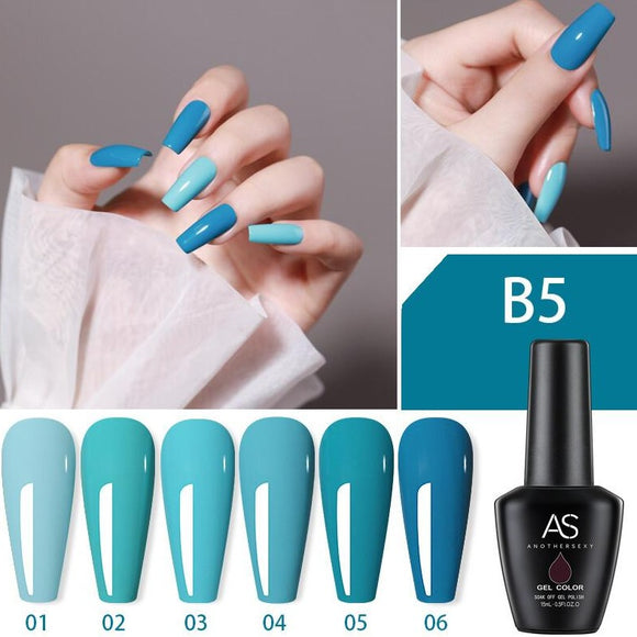 AS - UV Gel Polish - B05 (Blue) Series