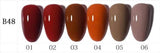 AS - UV Gel Polish - B48 (Red/Orange/Nude) Series