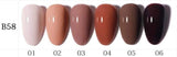 AS - UV Gel Polish - B58 (Nude/Pink/Red) Series