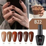 AS - UV Gel Polish - B22 (Brown) Series