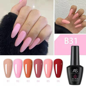 AS - UV Gel Polish - B31 (Nude/Pink/Cover Pink) Series