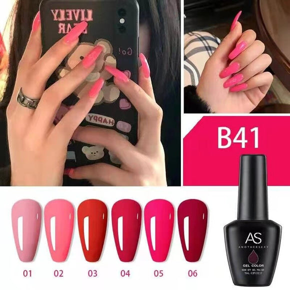 AS - UV Gel Polish - B41 / Magenta (Pink/Red) Series