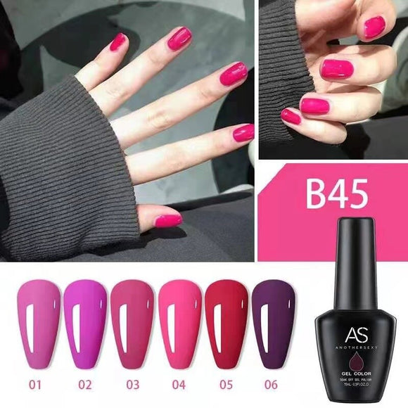 AS - UV Gel Polish - B45 (Purple/Pink) Series