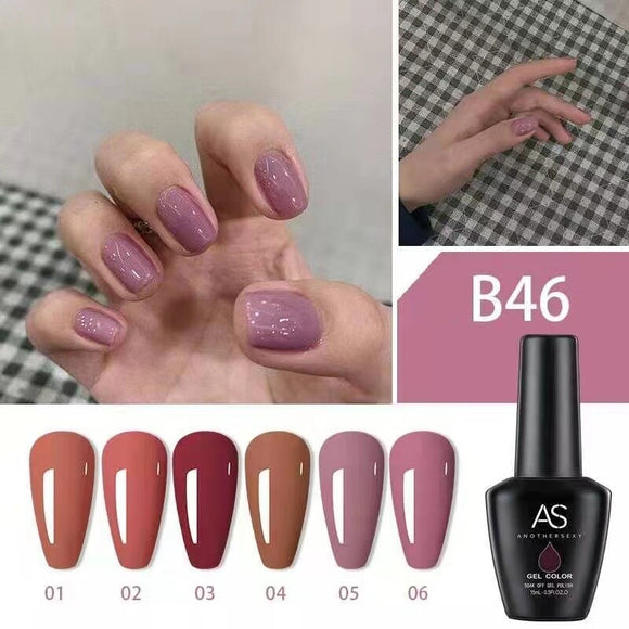 AS - UV Gel Polish - B46 (Nude/Pink) Series