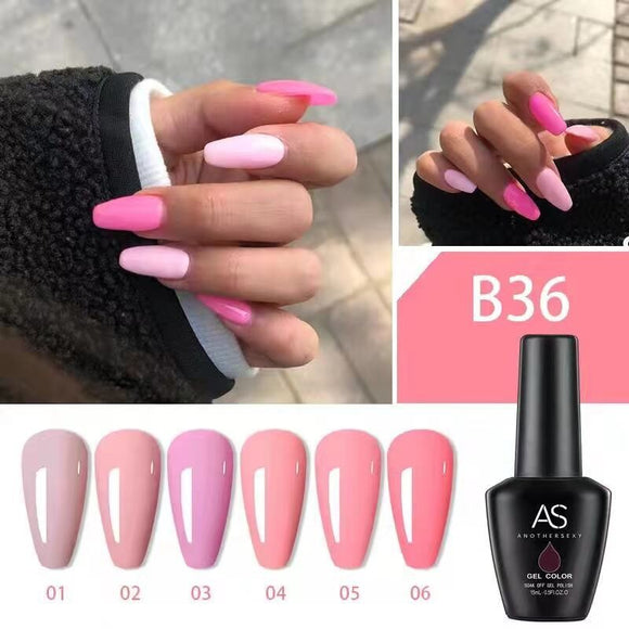 AS - UV Gel Polish - B36 (Pink) Series
