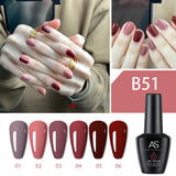 AS - UV Gel Polish - B51 (Pink/Nude) Series