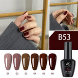 AS - UV Gel Polish - B53 (Nude/Red) Series