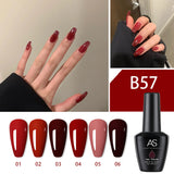 AS - UV Gel Polish - B57 (Red) Series