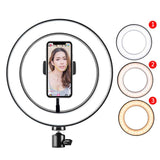 Ring Light - 10" (26cm) - With Phone Holder