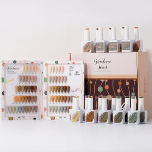 Vendeeni - UV Gel Polish - 36 Colours (Nude) - Set 7